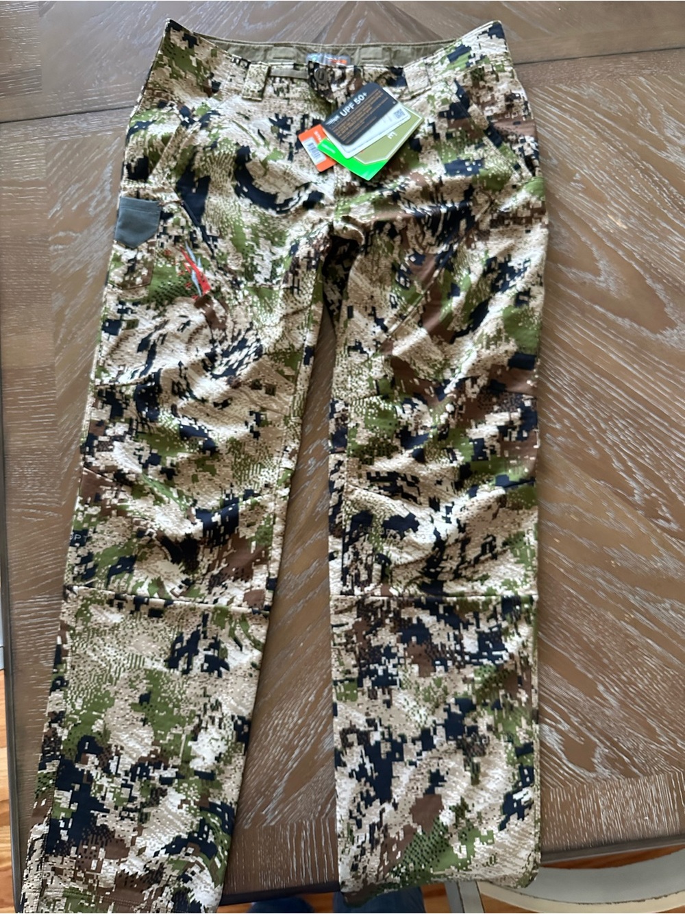 Men's Camouflage Cargo Pants - Brown/Green by Sitka. 36R. New with tags